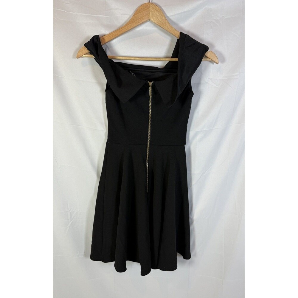 B Darlin Juniors Off-The-Shoulder A-Line Dress Size 0 Color Black